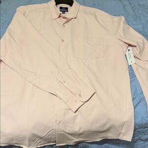 George Men's Light Pink Casual Button-Down Shirt